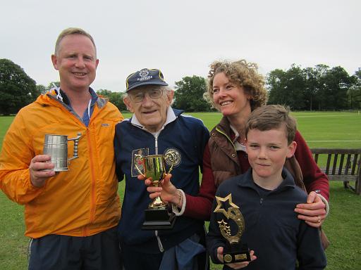 IMG_1962.JPG - Ian, Jack, Alice and Ben with the trophies