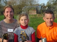 IMG 2129  Our three winners, Camilla, Evie and Rob