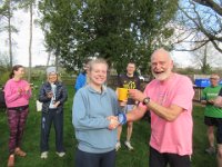 IMG 3337  Most Improved Woman, Emma is awarded the gold cup