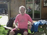 IMG 3343  David enjoys a nice sit-down after the run
